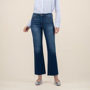 Kut from the Kloth Kelsey High Rise Ankle Flare Size 22 / Royal W/Dk Stone Base